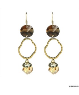 Earrings Brown