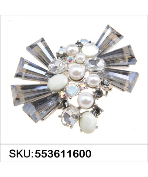 Brooch Gray