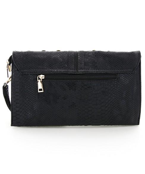 Crystal Studded Wristlet Clutch